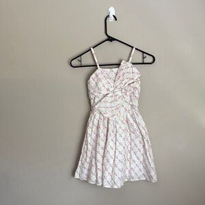 Habitual Girl Floral White Kids Dress 7/8